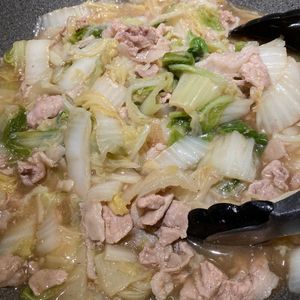 bo-zu3の作ってみた!投稿(【豚こま白菜の無水中華丼】白菜1/4玉ペロリと消費♡!!)