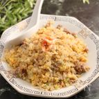 桜えびチャーハン　糖質オフでもお腹いっぱい