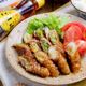 ご飯との相性抜群！『長ねぎの豚肉巻き』ごまだく醤油だれ