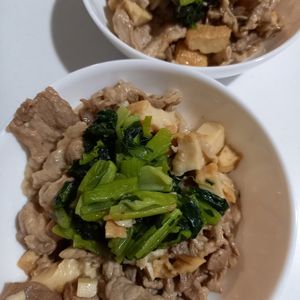 852468の作ってみた!投稿(豚こまdeビビンバ丼【#男子が喜ぶ#簡単#ランチ】)