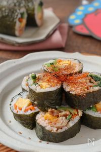 お家で節約！【お肉の恵方巻き】