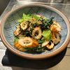 ariaの作ってみた!投稿(小松菜とちくわとカリカリちりめんじゃこの塩昆布サラダ)