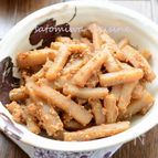 お弁当に【こんにゃくの味噌ごま炒め】ご飯に合う地味旨おかず☆