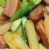 サトちゃんの作ってみた!投稿(止まらない！甘じょうゆコンソメバター炒め★ポテベーコン)
