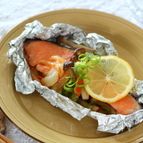 甘塩鮭のホイル蒸し～燻製バター＋しょう油