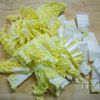 残り物の野菜炒めオイマヨソース味の下準備