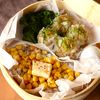 流行りの蒸籠で！【コーンバターご飯＆鶏つくね】一度に完成♩の工程4