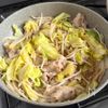 ごはんが進む!豚バラと春キャベツのとろたま中華あんの工程4
