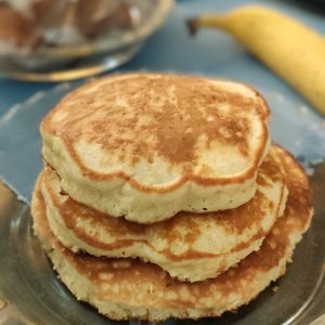 ドロンジョの作ってみた!投稿(【バナナホットケーキ】混ぜて焼くだけ！バナナの香りが最高！)