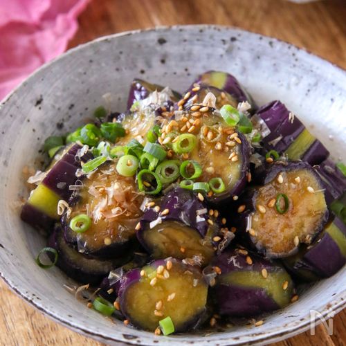【レンチンなすのおひたし風】ごはんに合わせたくなる♪