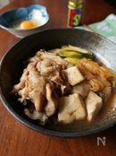 豚肉で作る！すき焼き風肉豆腐