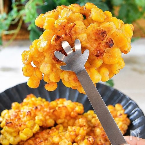 【冷めても美味しい】コーンのかき揚げ