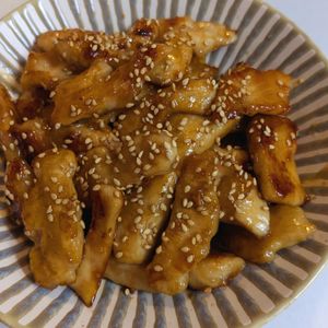 ejaの作ってみた!投稿(奪い合いになっちゃう美味しさ「鶏胸肉の甘辛スティックチキン」)