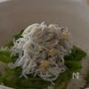 スナップエンドウとしらすののっけ丼の工程3