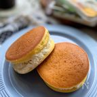 ふわふわ♪【米粉とおからのどら焼き】チーズクリーム♪