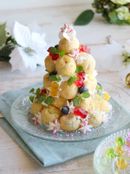 クロカンブッシュ風★キラキラ★プチシューツリー