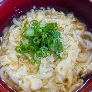 まゆのの作ってみた!投稿(身体ぽかぽか 関西風だしの生姜風味のかき玉あんかけうどん)