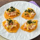 パリパリおつまみ♪【ねぎとろチーズせんべい】