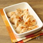 【鶏むね肉のコンソメごま油漬け】下味冷凍の絶品作り置き♪