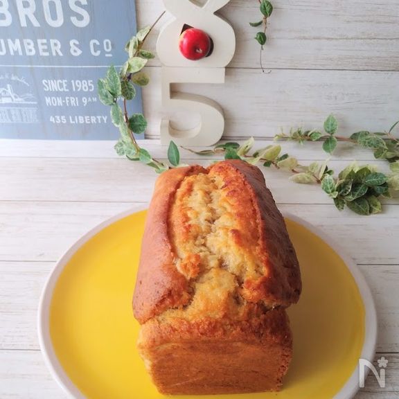 バターいらず☆超しっとりバナナケーキ