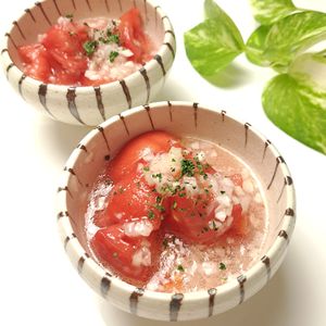とのちゃまの作ってみた!投稿(【トマトと新玉ねぎのマリネサラダ】止まらない美味しさ♪)