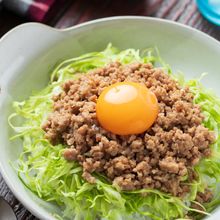 ピリ辛♡肉味噌キャベツ丼【#冷凍保存#レンジ#ランチ】