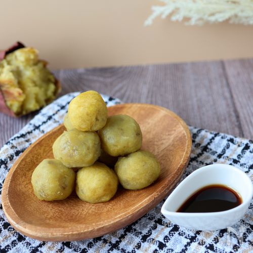 材料2つ!米粉の焼き芋団子