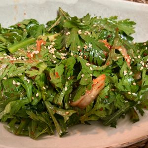 みさみさばぁば🌱の作ってみた!投稿(アレンジが効く　生春菊のキムチ和え)