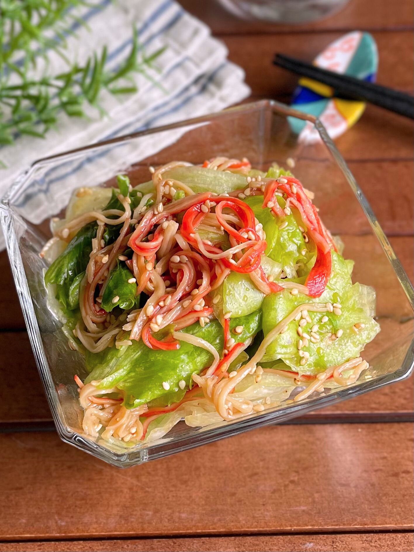 カニサラダ 簡単手軽な【カニカマ入りサラダ】 by mieuxkanon 【クックパッド