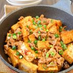 ワンパン10分！【豚肉と厚揚げのピリ辛味噌炒め】ご飯進む♩