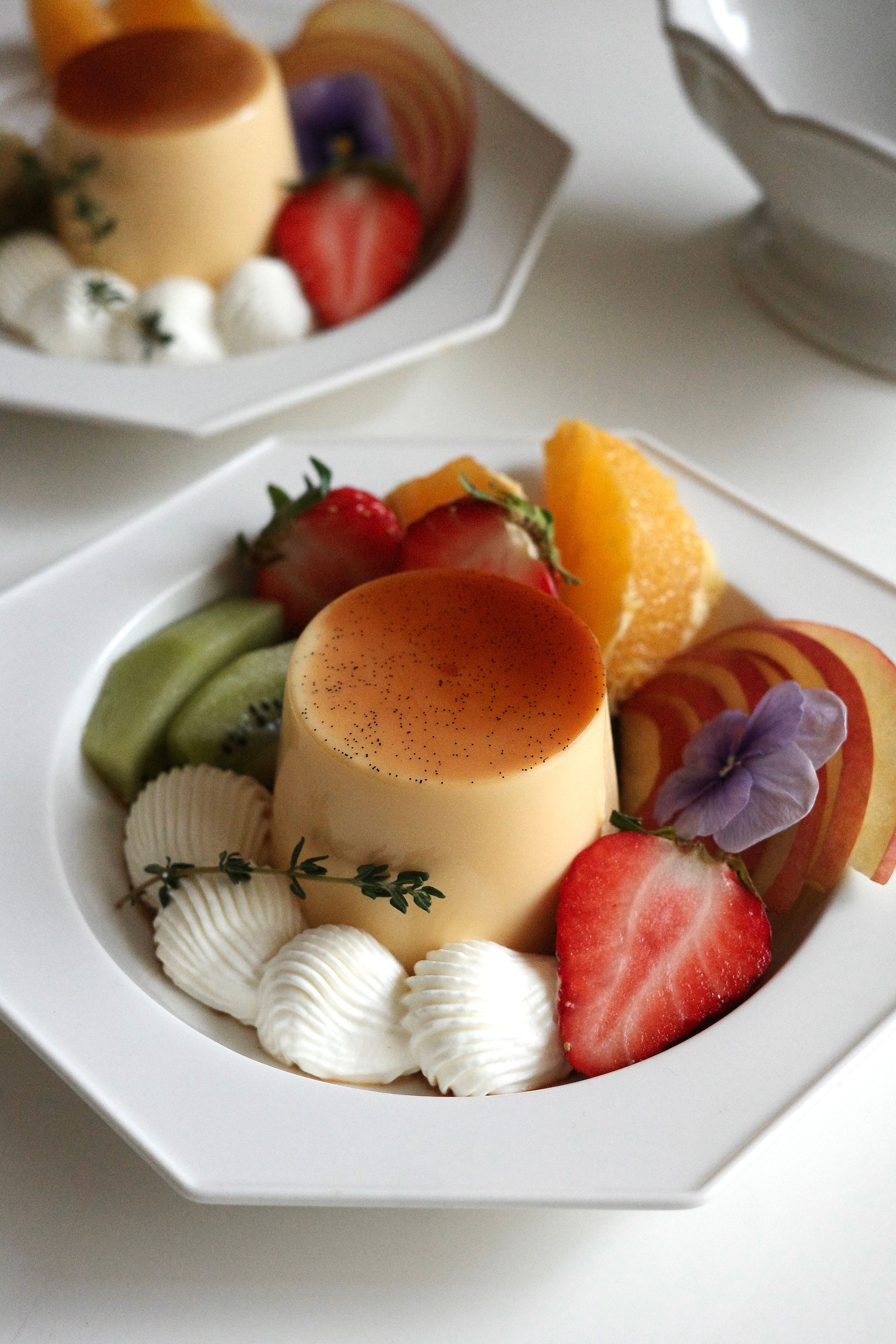 つるんと食感】寒天プリンアラモード♪ | レシピサイトNadia