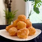 カリッ、もちっ！米粉のチーズフリッター