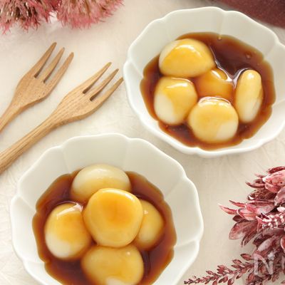 【簡単おやつ】コンビニスイーツ風!豆腐白玉の冷やしみたらし