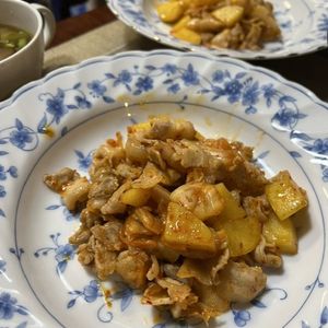 Hikeyの作ってみた!投稿(【ほくほく♪ハニー豚キムチ肉じゃが】おつまみに！おかずに！)