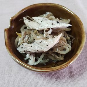 M＊Pの作ってみた!投稿(ささみともやしの胡麻酢和え)