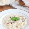白だしで本格派！干し椎茸のミルクリゾット