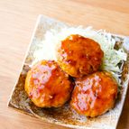 簡単なのに絶品♪えのき入り甘辛つくね