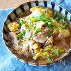 【簡単♪春雨入り豚たま肉豆腐】