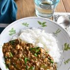 【ひき肉と豆腐のヘルシークイックカレー】おかわりが止まらない