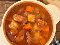 【お野菜たっぷりトマトスープ】ケチャップで簡単！コク旨！