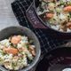 【STAUB】旨み凝縮！香ばしおこげの鮭とばごはん。