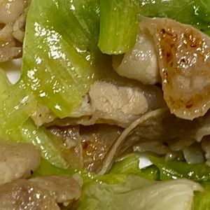 aeonboyの作ってみた!投稿(超速かんたん!ご飯もお酒も止まらない!『塩だれ豚レタス』)