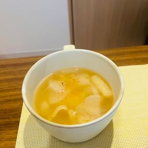 金の作ってみた!投稿(白だしで簡単！レンジで作る大根と油揚げの味噌汁)