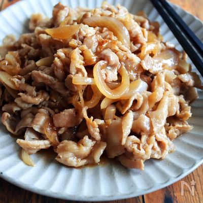 【定食屋さんの味！豚バラ玉ねぎの旨だれ炒め】これで決まり♪