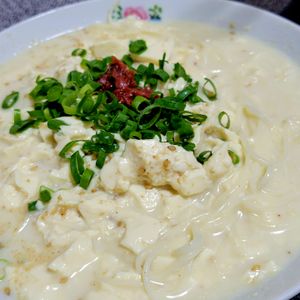 ヴェルの作ってみた!投稿(そうめんアレンジ＊驚く美味しさ！豆乳豆腐のぶっかけそうめん)
