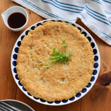 カリもち沼る…！えのきコーンのチーズ豆腐焼き