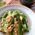 オクラが大好きになる鶏ひき肉の旨味あんかけ