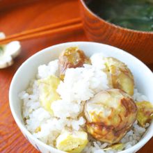 甘み際立つ♡ふっくら栗ごはん