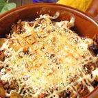 夏に食べたい♪ナスとトマトのカレーパン粉焼き