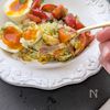 5分で完成！バジル香る♪カルボナーラ丼 とろたまのっけの工程4
